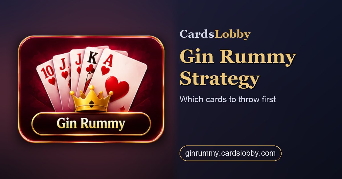 Gin Rummy Strategy