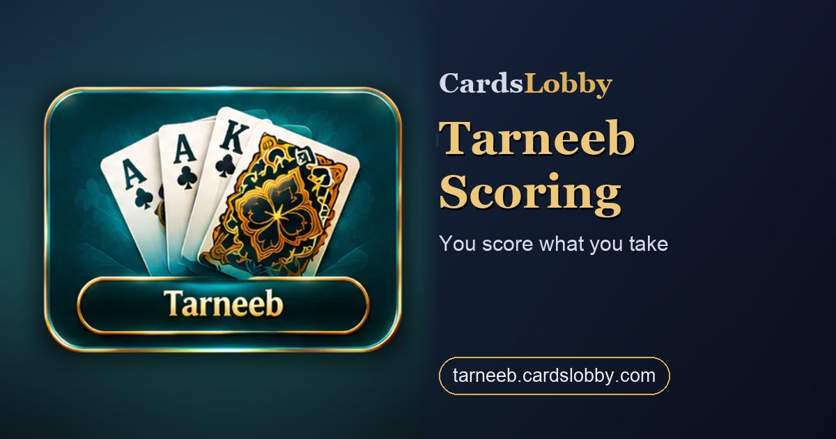 Tarneeb Scoring